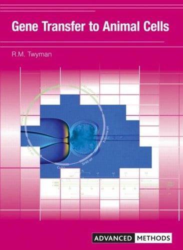 Couverture : Gene transfer to animal cells