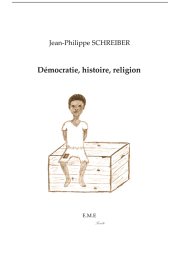Couverture : Démocratie, histoire, religion
