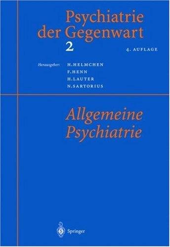 Couverture : Psychiatrie der Gegenwart 2