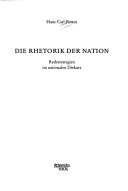 Couverture : Die Rhetorik der Nation