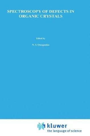 Couverture : Spectroscopy of defects in organic crystals