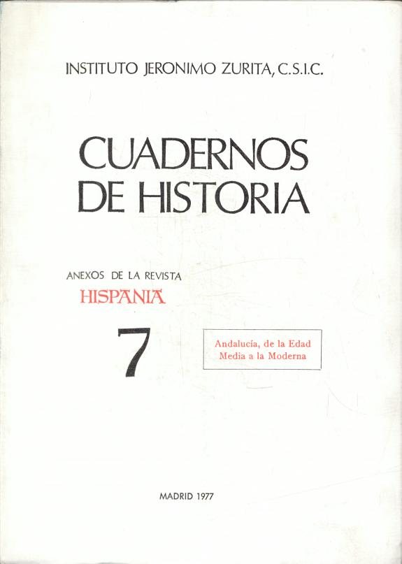 Couverture : Andalucía, de la Edad Media a la Moderna