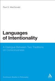 Couverture : Languages of Intentionality