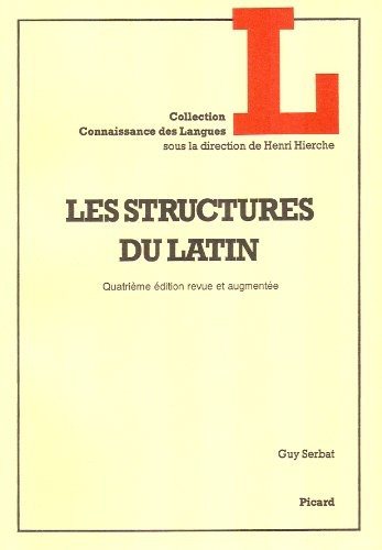 Couverture : Les structures du latin