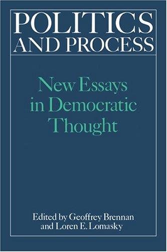 Couverture : Politics and process