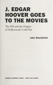 Couverture : J. Edgar Hoover Goes to the Movies