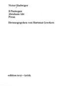 Couverture : Il Pantegan ; Abraham Abt