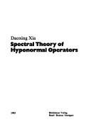 Couverture : Spectral theory of hyponormal operators