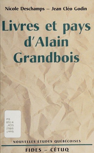 Couverture : Livres et pays d'Alain Grandbois