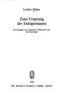 Couverture : Zum Ursprung der Indogermanen