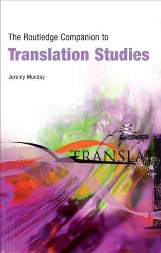 Couverture : The Routledge companion to translation studies (Revised ed.) edited by Jeremy Munday