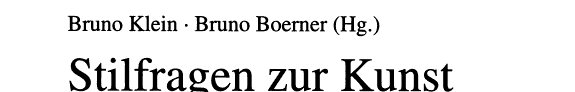 Couverture : Stilfragen zur Kunst des Mittelalters