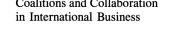 Couverture : Coalitions and collaboration in international business.