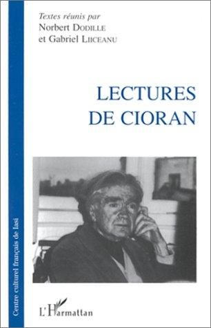 Couverture : Lectures de Cioran