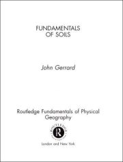 Couverture : Fundamentals of Soil (Routledge Fundamentals of Physical Geography Series)