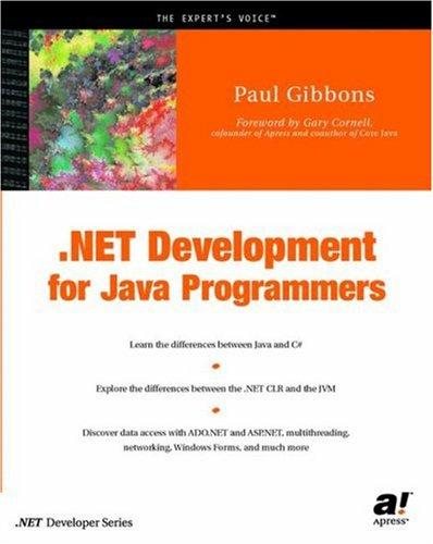 Couverture : .NET Development for Java Programmers