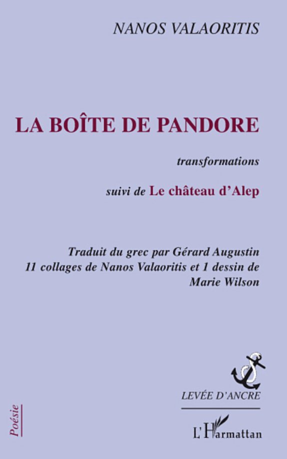 Couverture : La BOÎTE DE PANDORE - Transformations - Suivi de Le château d'Alep