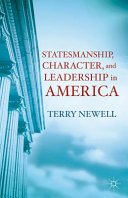 Couverture : Statesmanship, Character, and Leadership in America