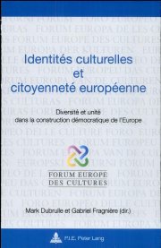 Couverture : Identités culturelles et citroyenneté Européenne