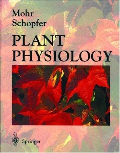 Couverture : Plant physiology