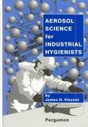 Couverture : Aerosol science for industrial hygienists