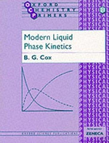 Couverture : Modern liquid phase kinetics
