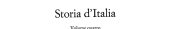 Couverture : Storia d'Italia ...