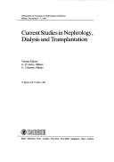 Couverture : Current Studies in Nephrology, Dialysis and Transplantation