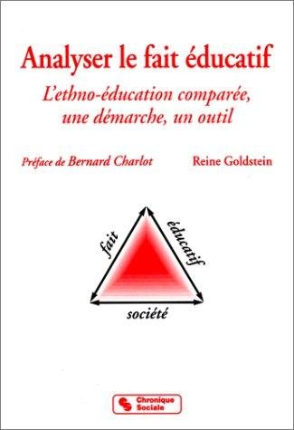 Couverture : Analyser le fait éducatif