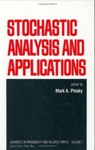 Couverture : Stochastic analysis and applications