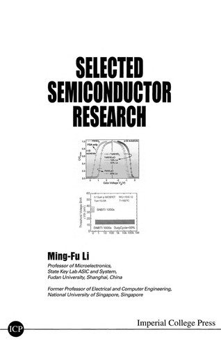 Couverture : Selected semiconductor research
