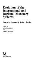 Couverture : Evolution of the international and regional monetary systems