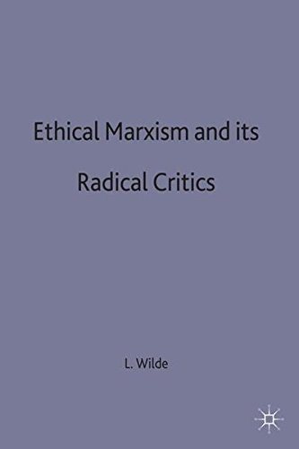 Couverture : Ethical Marxism and its Radical Critics