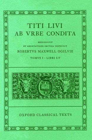 Couverture : Titi Livi Ab urbe condita