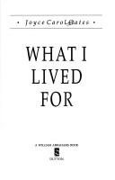 Couverture : What I lived for