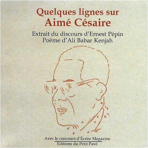Couverture : Quelques mots sur Aimé Césaire