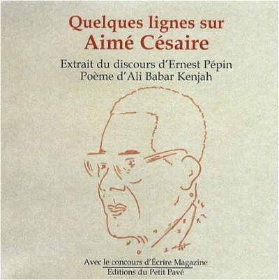 Couverture : Quelques mots sur Aimé Césaire