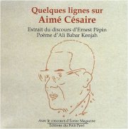 Couverture : Quelques mots sur Aimé Césaire