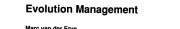 Couverture : Evolution management