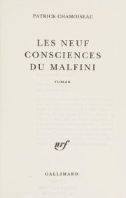 Couverture : Les neuf consciences du malfini