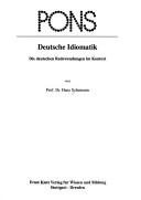 Couverture : Deutsche Idiomatik