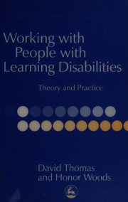 Couverture : Working with people with learning disabilities