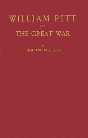Couverture : William Pitt and the great war. $