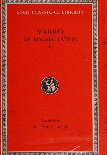 Couverture : On the Latin language