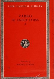 Couverture : On the Latin language