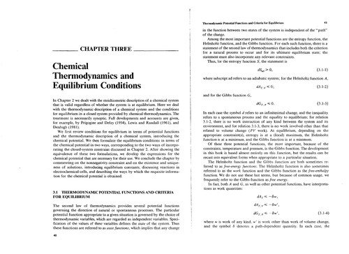 Couverture : Chemical reaction equilibrium analysis