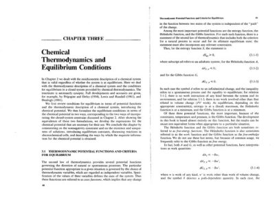 Couverture : Chemical reaction equilibrium analysis