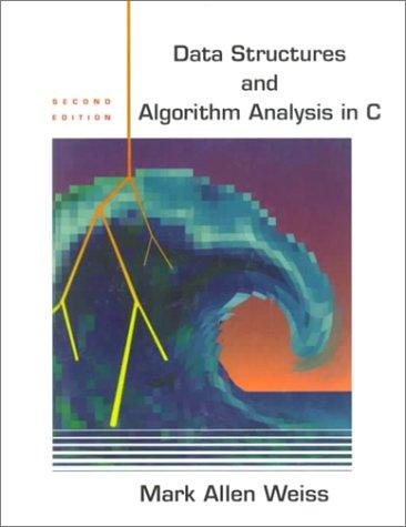 Couverture : Data structures and algorithm analysis in C