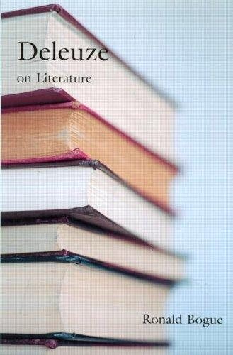 Couverture : Deleuze on Literature (Deleuze and the Arts, 2)