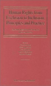 Couverture : Human rights from exclusion to inclusion; principles and practice